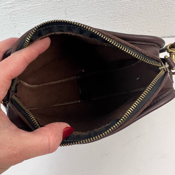 Coach Brown Leather Carnival Bag - Picture 5 of 6